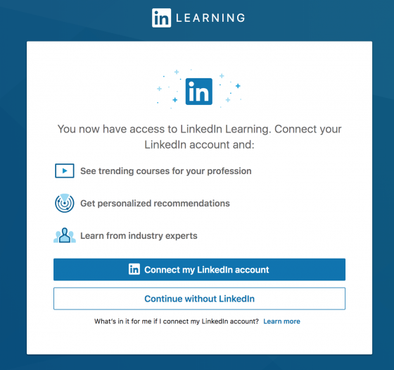 Connect LinkedIn Account