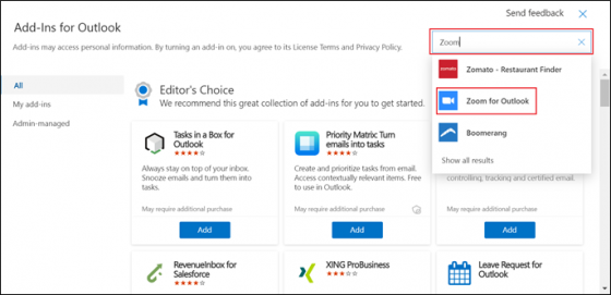 3- Addons for Outlook