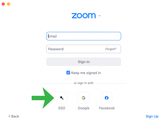 zoom app signin 2