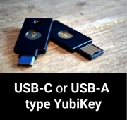 Image of YubiKey USB-A and USB-C model